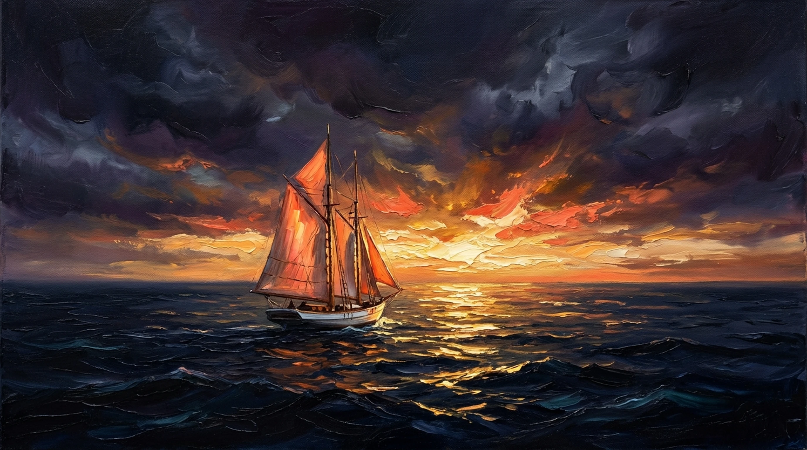 SailWP — dawn sailboat